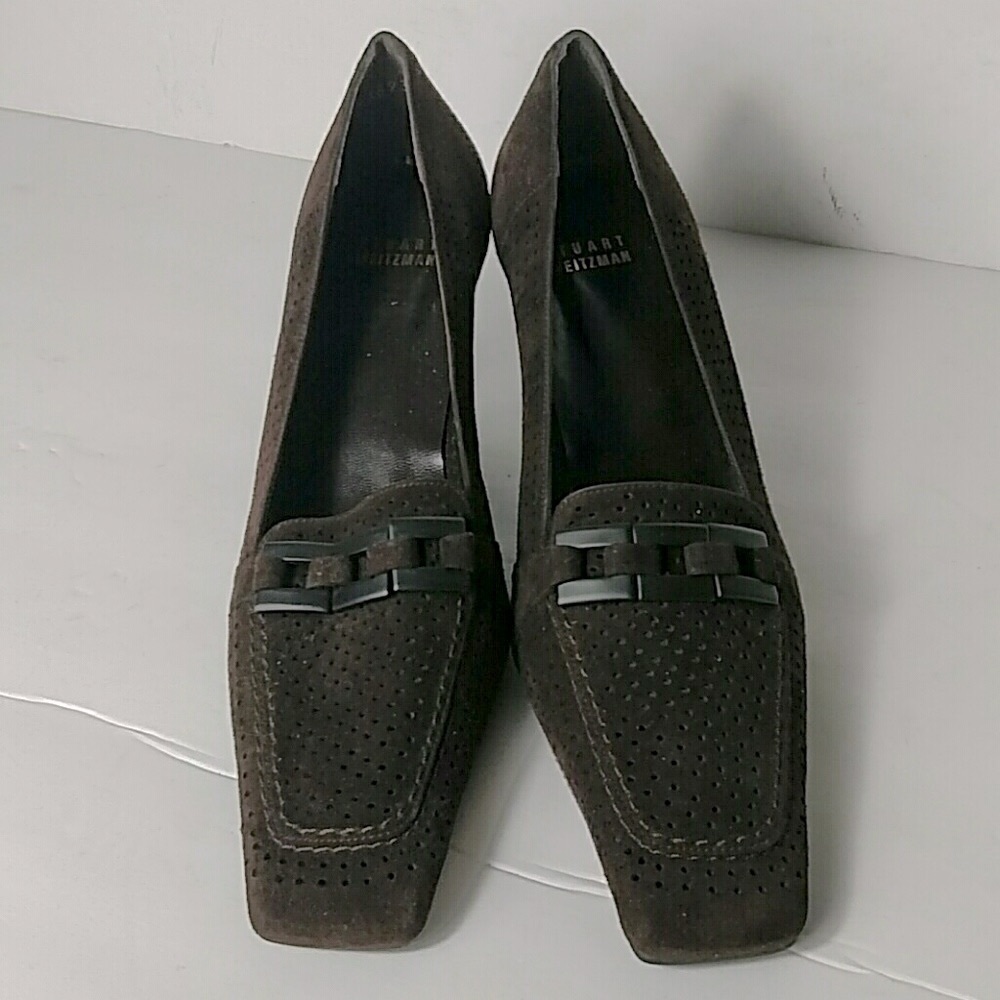 NWT Retro Stuart Weitzman Brown Suede Triller Heel